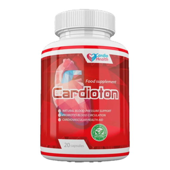 Cardioton x30 Natural Blood Pressure Support Promote Blood Circulation Cardiovascular Heath Aid