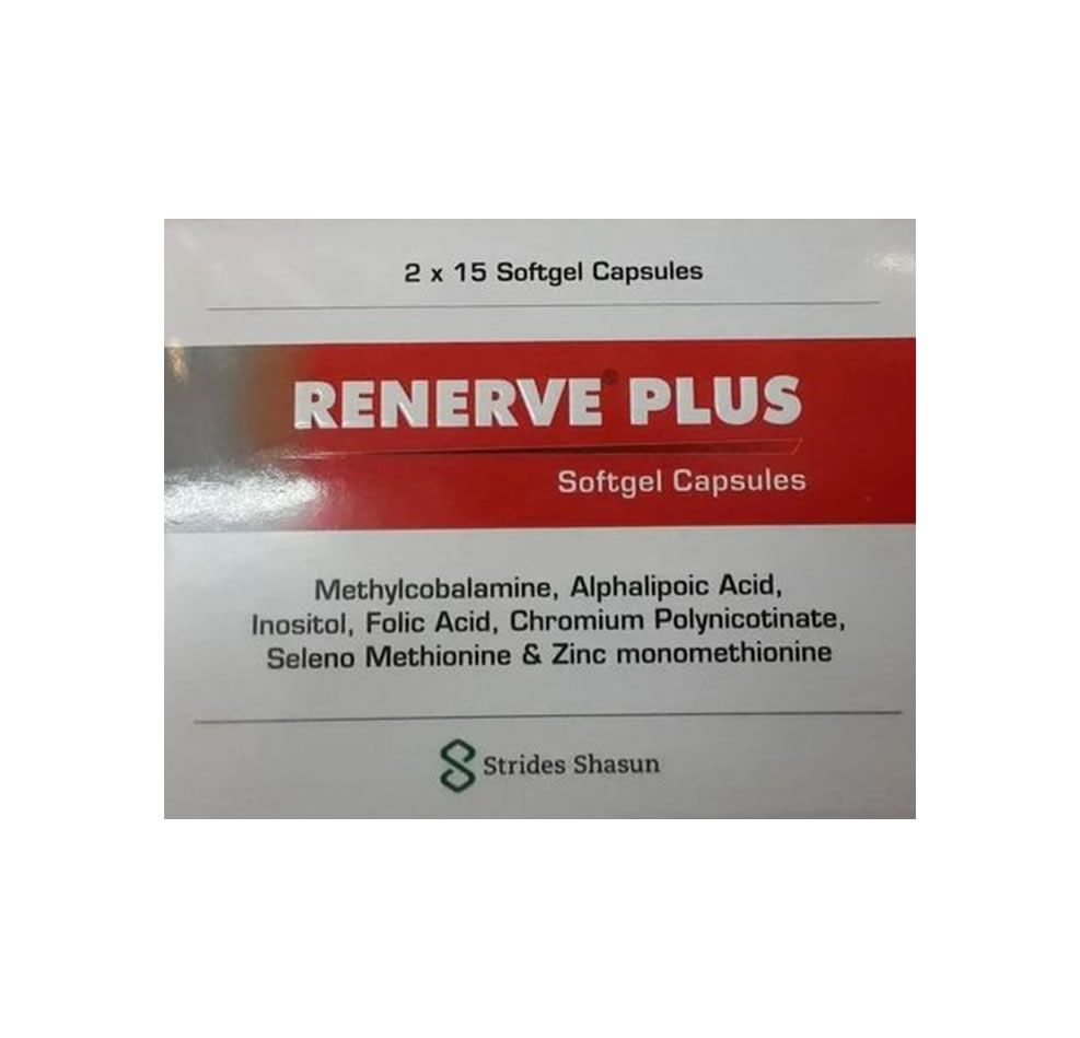 Tab Renerve Plus Renerve Plus Softgel Capsules 15 Capsules - Mahami Pharmacy and Stores NG