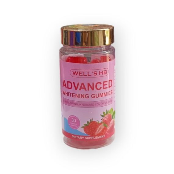 Well's HB Advanced Whitening Gummies Skin Brightening and Firmness Formula