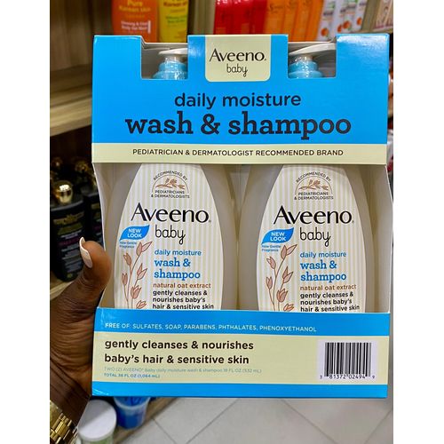 AVEENO BABY DAILY MOISTURE QASH AND SHAMPOO SET