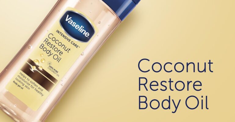 Vaseline Coconut Restore Body Oil 200ml - Mahami Pharmacy