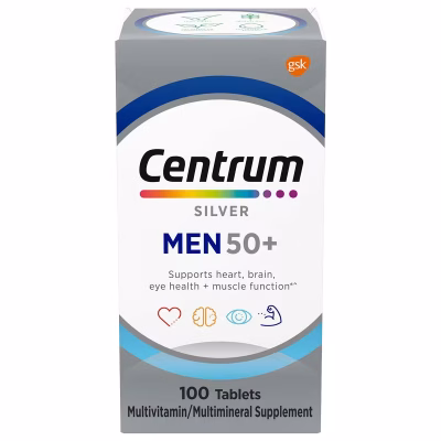 Centrum Silver Men 50+ Multivitamins 0167