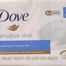 Dove Sensitive Skin Hypoallergenic Beauty Bar 3-in-1