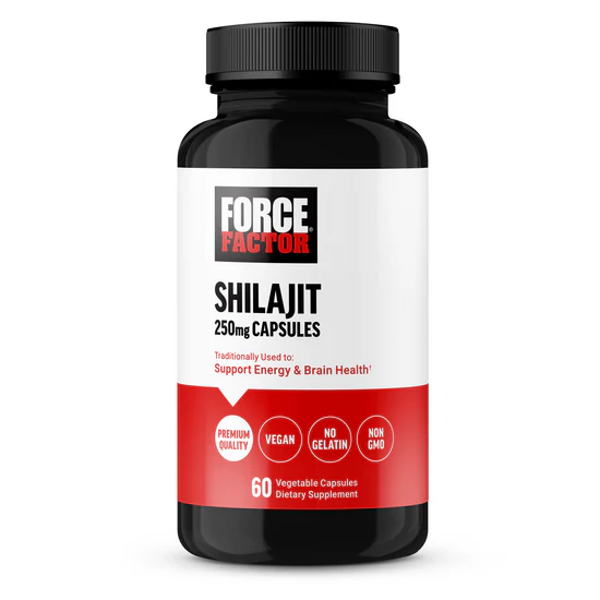 FORCE FACTOR SHILAJIT 250mg CAPSULES