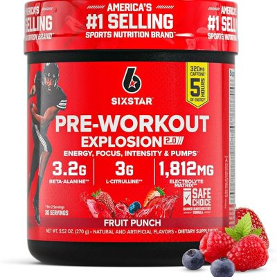 Six Star Pro Nutrition Introduces New and Improved Pre-Workout Explosion 2.0 Formula pro