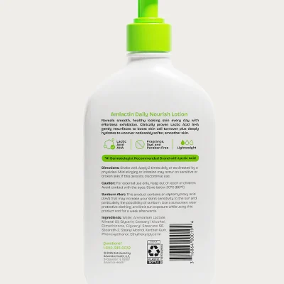 AmLactin DAILY NOURISH IMPROVED FORMULA SCENT FREE