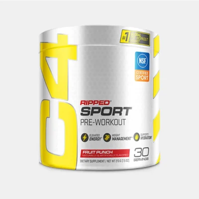 C4 Ripped Sport Pre Workout Powder