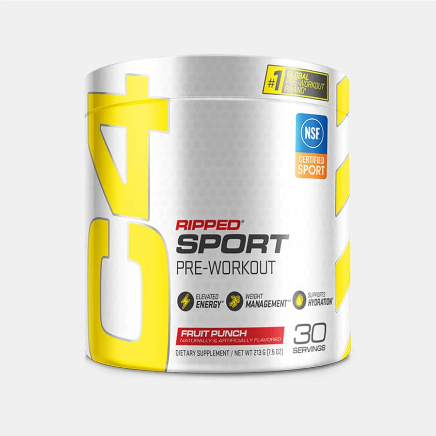 C4 Ripped Sport Pre Workout Powder