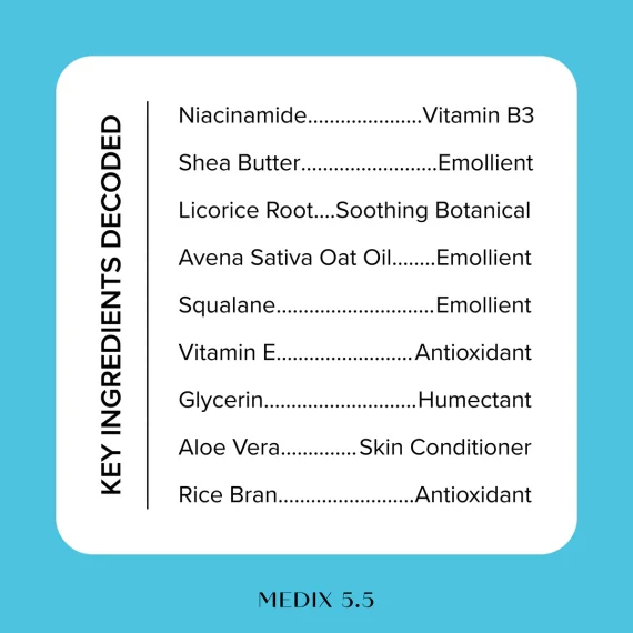Medix 55 NIAaCINAMIDE and SHEA BUTTER 09077