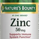 NATURE'S BOUNTY B Zinc SUPPLEMENT 50mg
