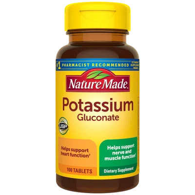 Nature Made Potassium Gluconate 100 TABLETS