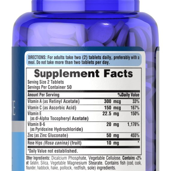 Puritan's Pride ZINC FOR ACNE SKIN FORMULA 533